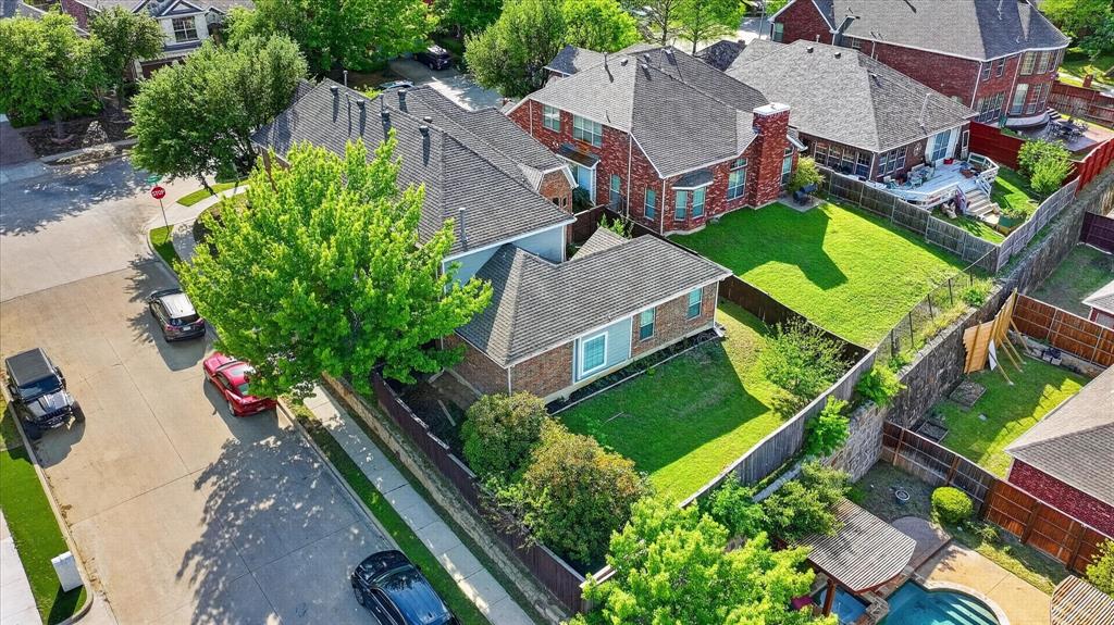 8708 Rugby Road Irving, TX 75063 - Photo 35 of 39 The property features a well-maintained lawn and a private fence, offering a secluded outdoor space