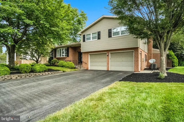 a view of a backyard with a garden
