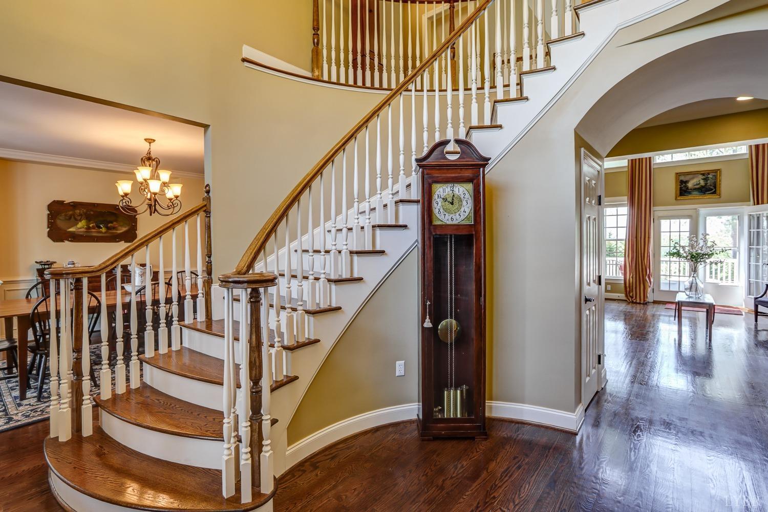 107 Emory Way Amherst, VA 24521 - Photo 4 of 84 a view of entryway with wooden floor and stairs