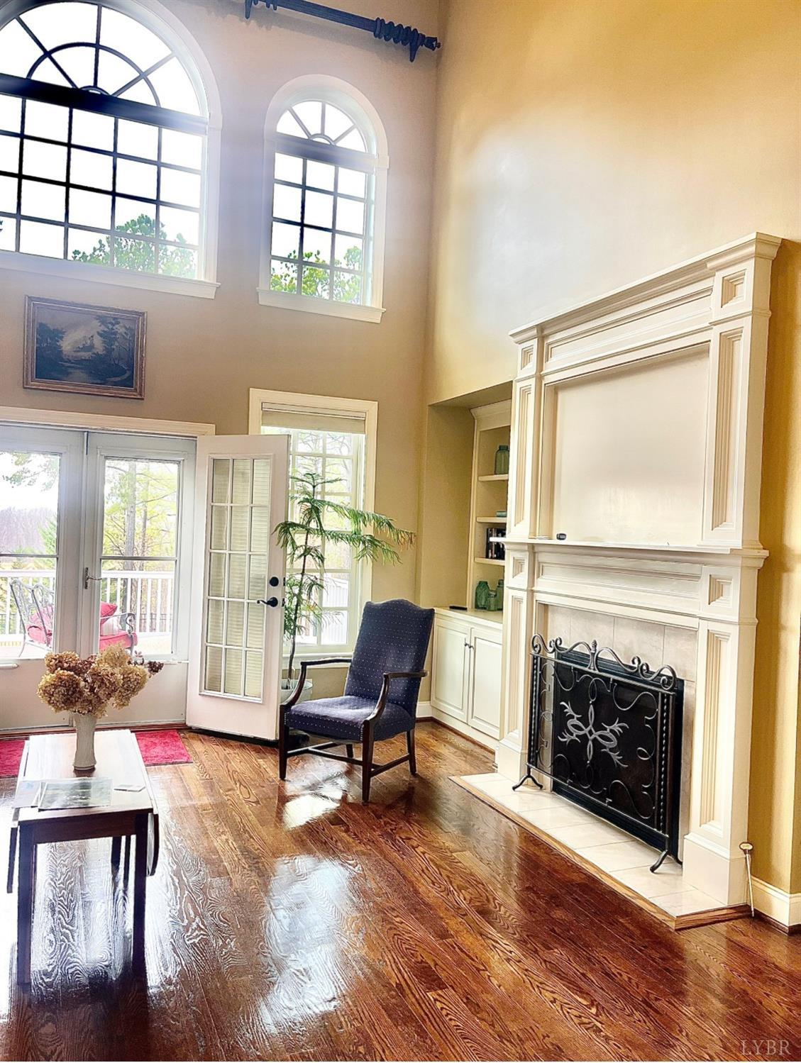 107 Emory Way Amherst, VA 24521 - Photo 9 of 84 a living room with furniture and a fireplace