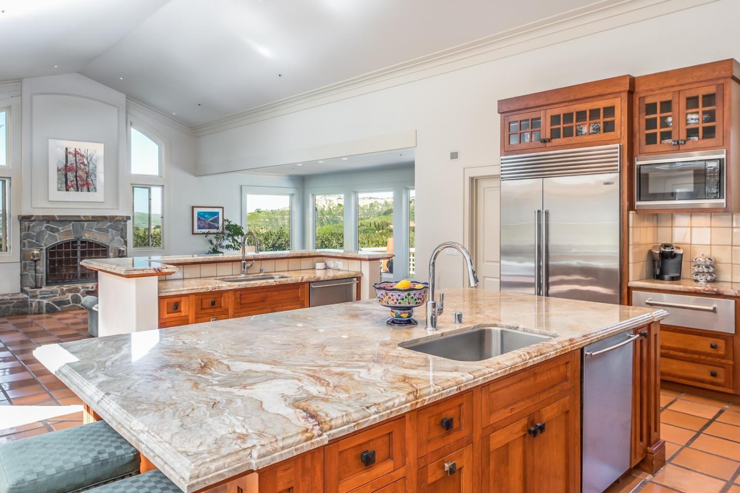 14550 Castlerock Road Salinas, CA 93908 - Photo 24 of 50 a kitchen with stainless steel appliances granite countertop a sink and a counter space