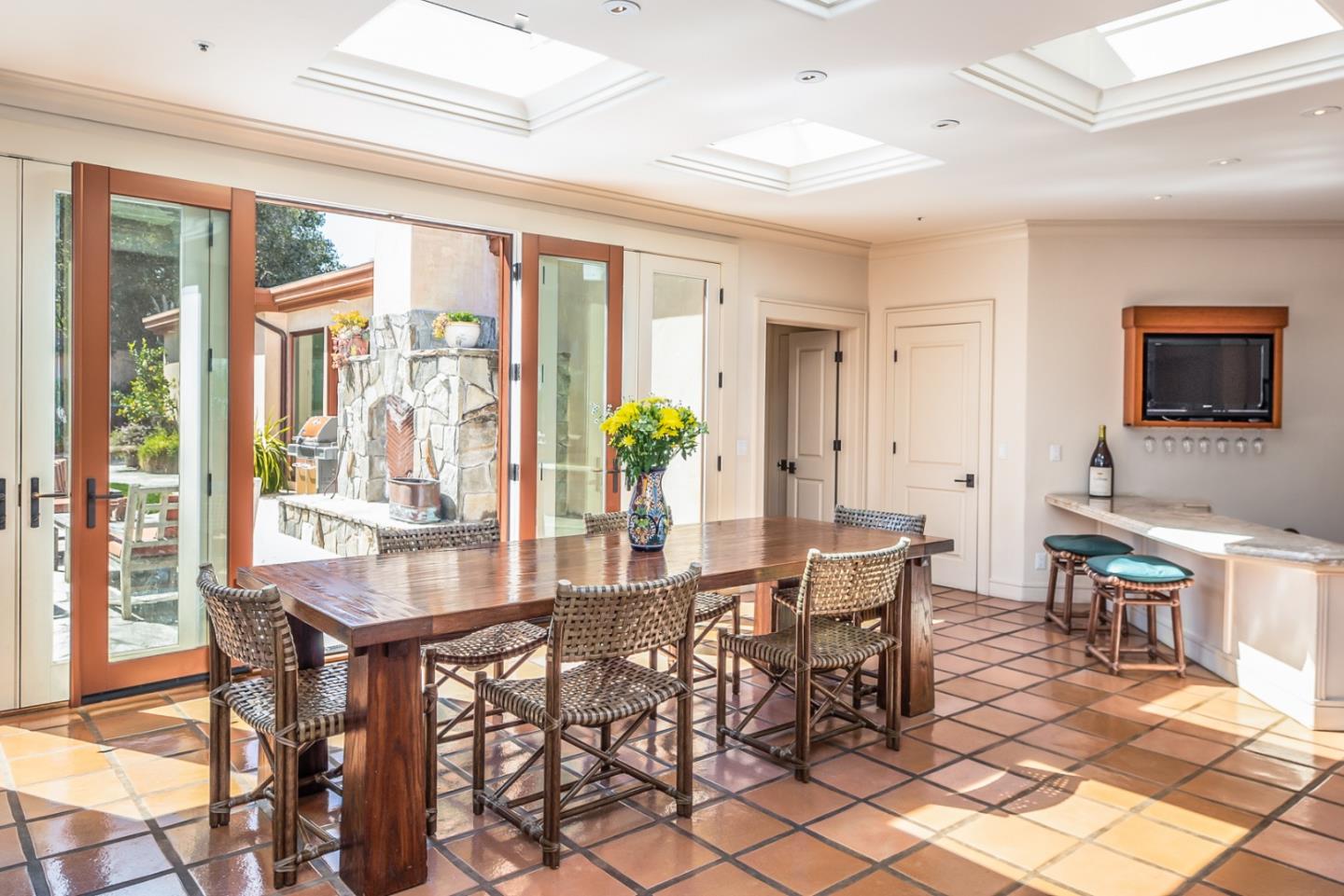 14550 Castlerock Road Salinas, CA 93908 - Photo 29 of 50 a view of a dining room with furniture window and outside view