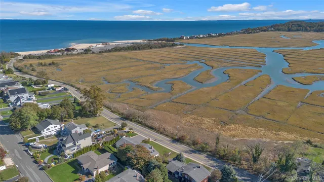 a view of an ocean and beach