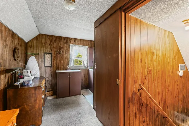 a view of storage and utility room