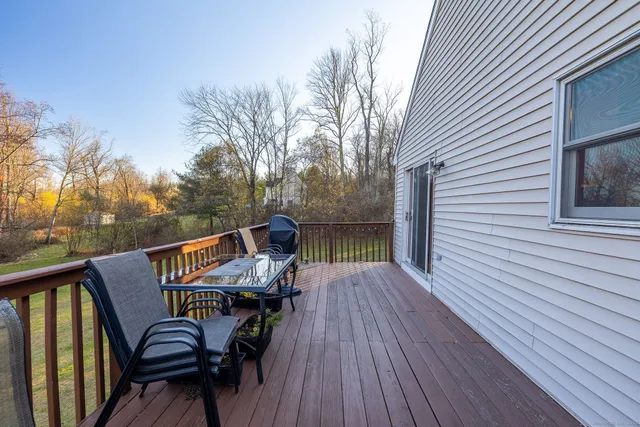 a view of outdoor space with seating