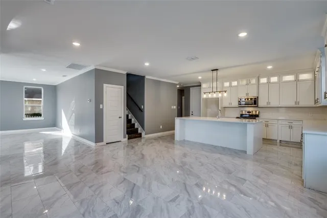 a view of an empty room