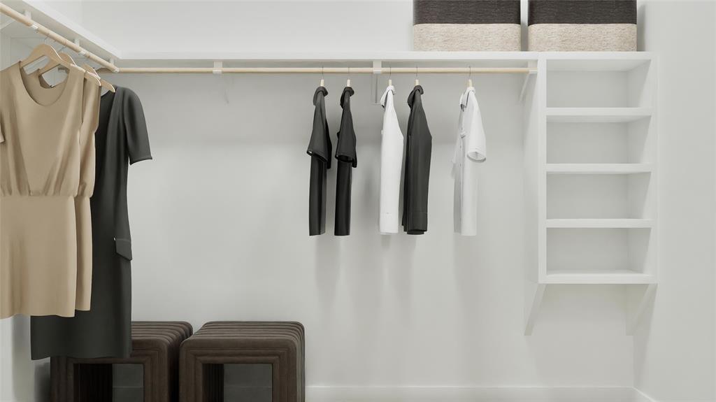 1237 Haggetts Pond Road Forney, TX 75126 - Photo 29 of 29 a view of walk in closet with clothes and shoes