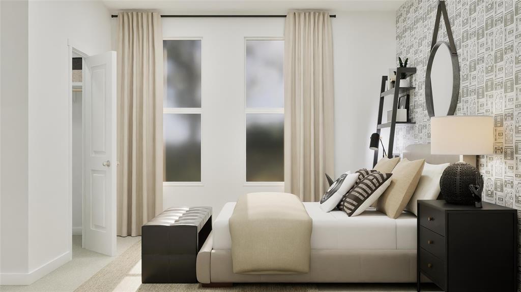 1237 Haggetts Pond Road Forney, TX 75126 - Photo 6 of 29 a bedroom with a bed and wooden floor