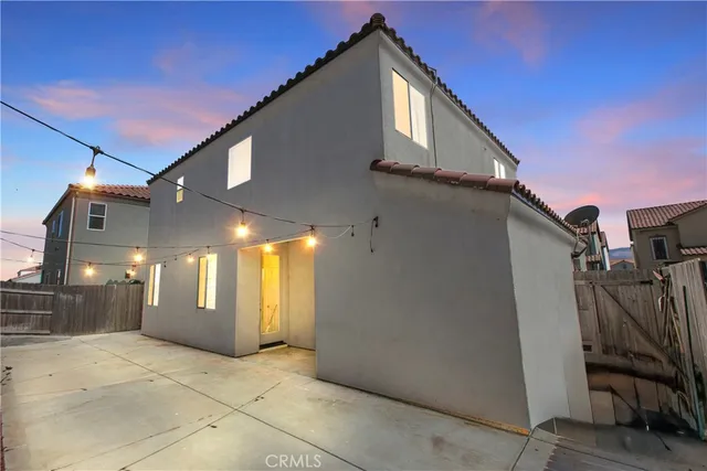 a view of a house with a garage