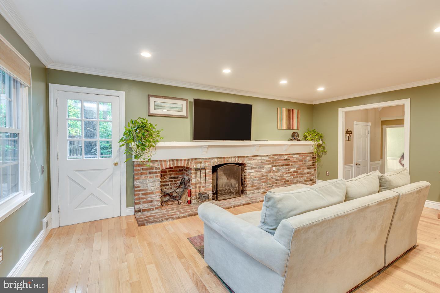 110 Wexford Drive Cherry Hill, NJ 08003 - Photo 16 of 51 a living room with furniture and a flat screen tv