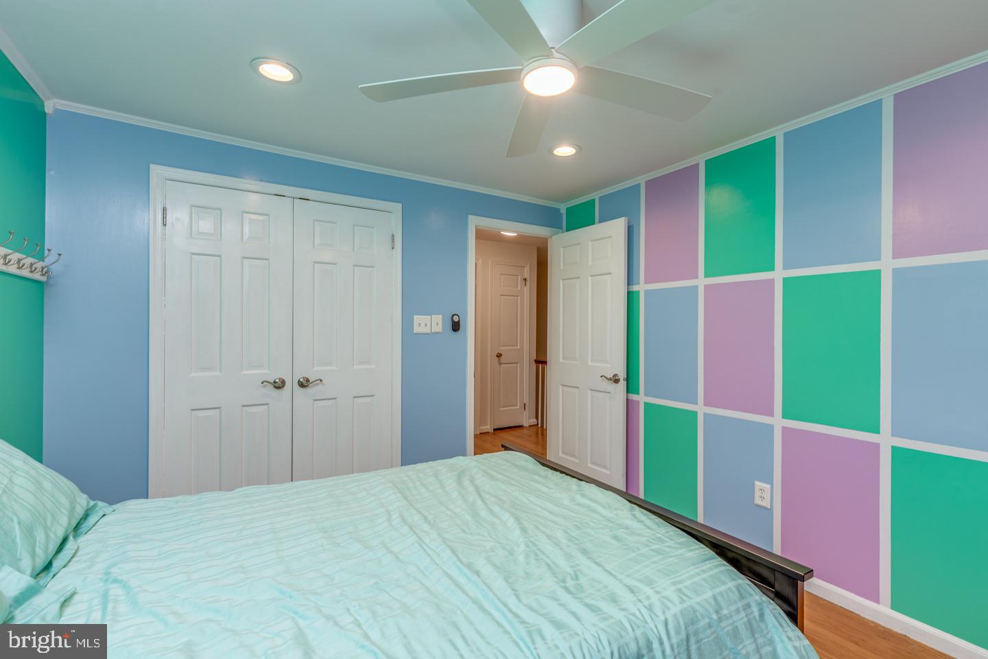 110 Wexford Drive Cherry Hill, NJ 08003 - Photo 29 of 51 a bedroom with a bed and a fan