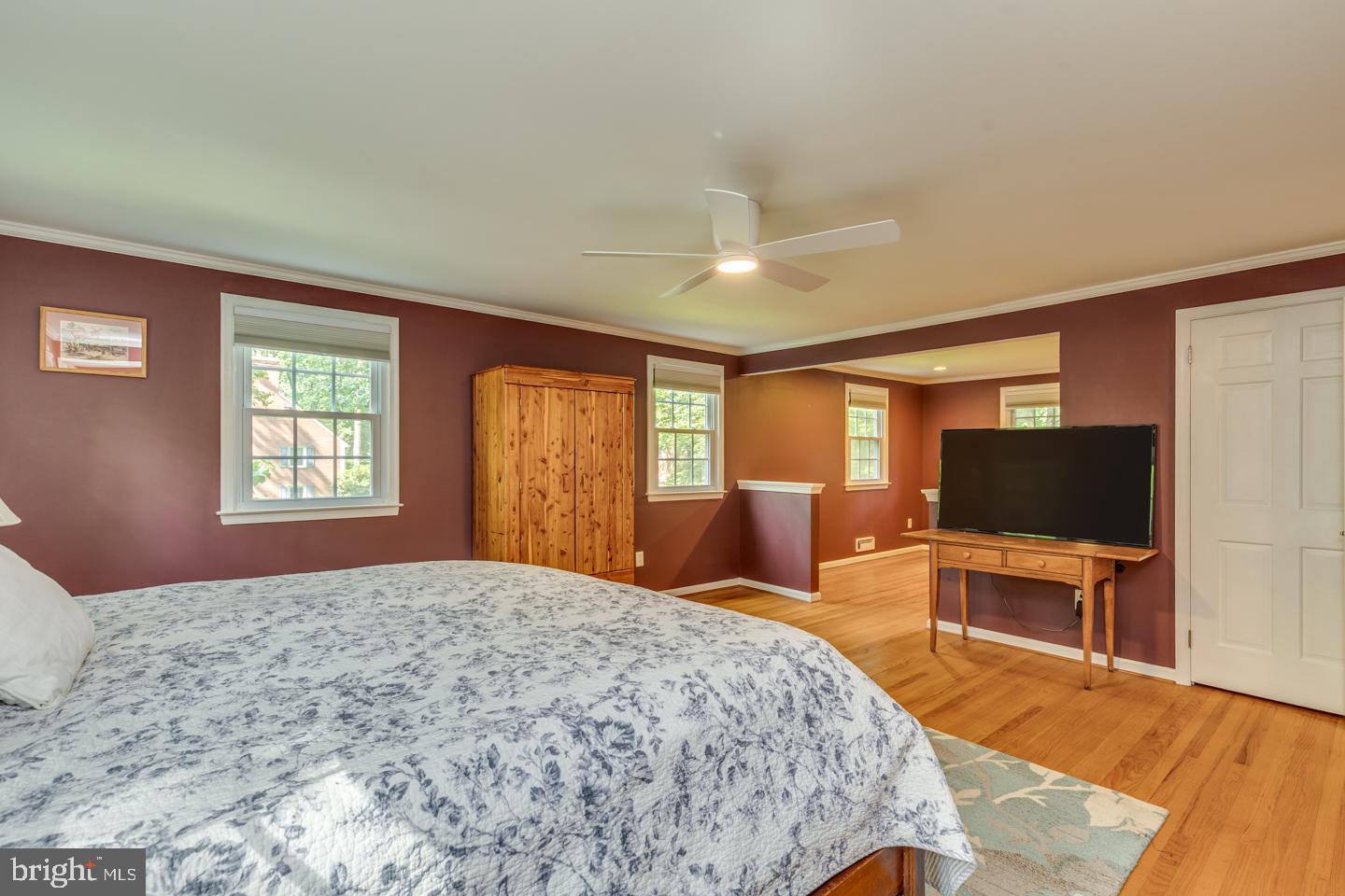 110 Wexford Drive Cherry Hill, NJ 08003 - Photo 38 of 51 a bedroom with a bed and glass windows