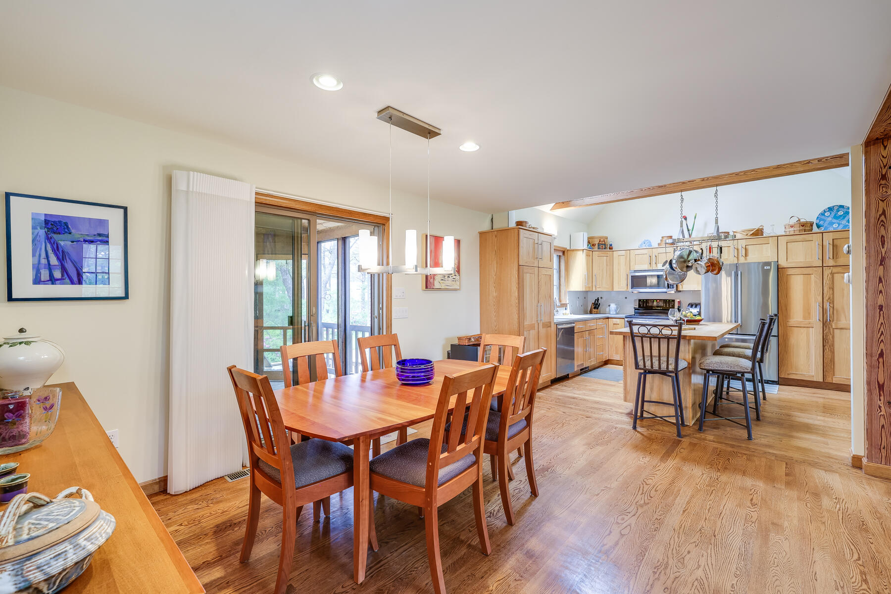 375 Eastwind Circle Wellfleet, MA 02667 - Photo 13 of 59 a view of a dining room with furniture window and wooden floor