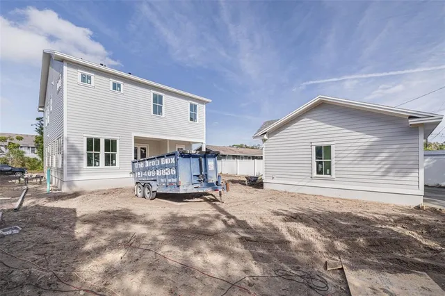 a view of a house with a patio