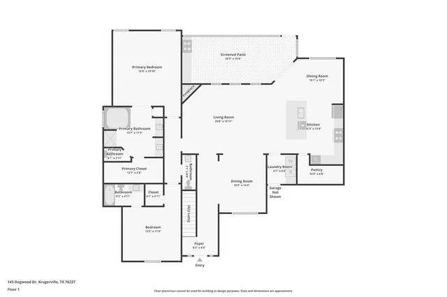 $769,900 | 143 Dogwood Drive, Krugerville, TX 76227