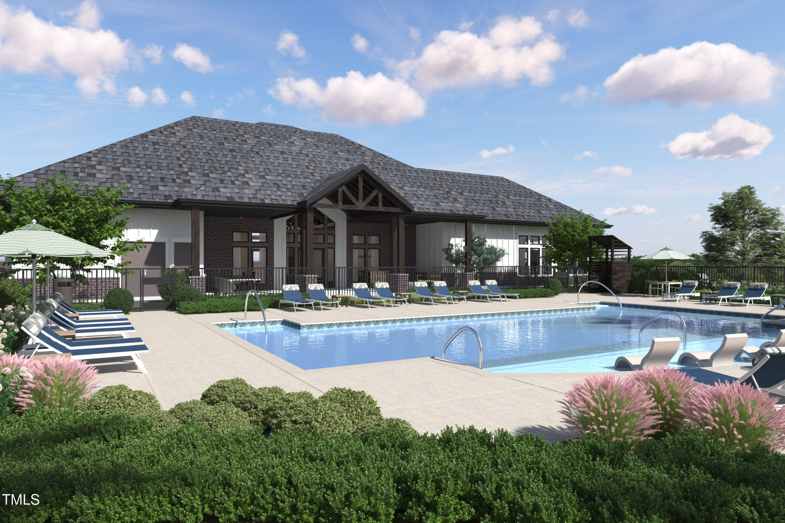 2720 Bristlecone Trail, Unit B4 Raleigh, NC 27603 - Photo 1 of 27 Allora-Pines-Rendering-Pool-scaled