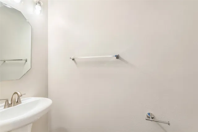 a bathroom with a sink