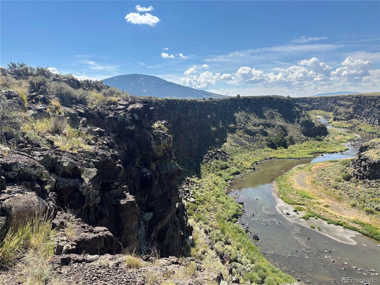 a view of a city of a mountain