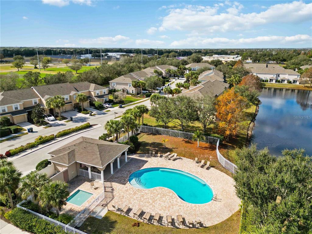 14980 Skip Jack Loop Lakewood Ranch, FL 34202 - Photo 38 of 39 an aerial view of residential houses with outdoor space