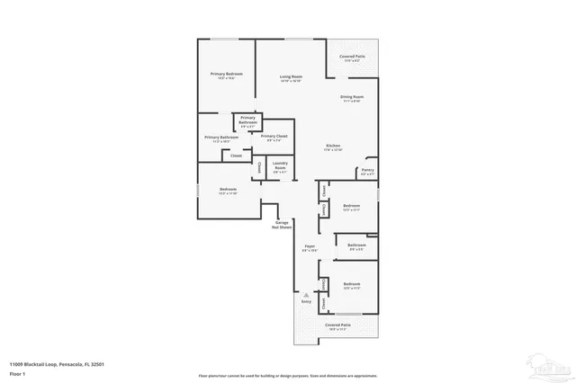 $330,000 | 11009 Blacktail Loop, Pensacola, FL 32526