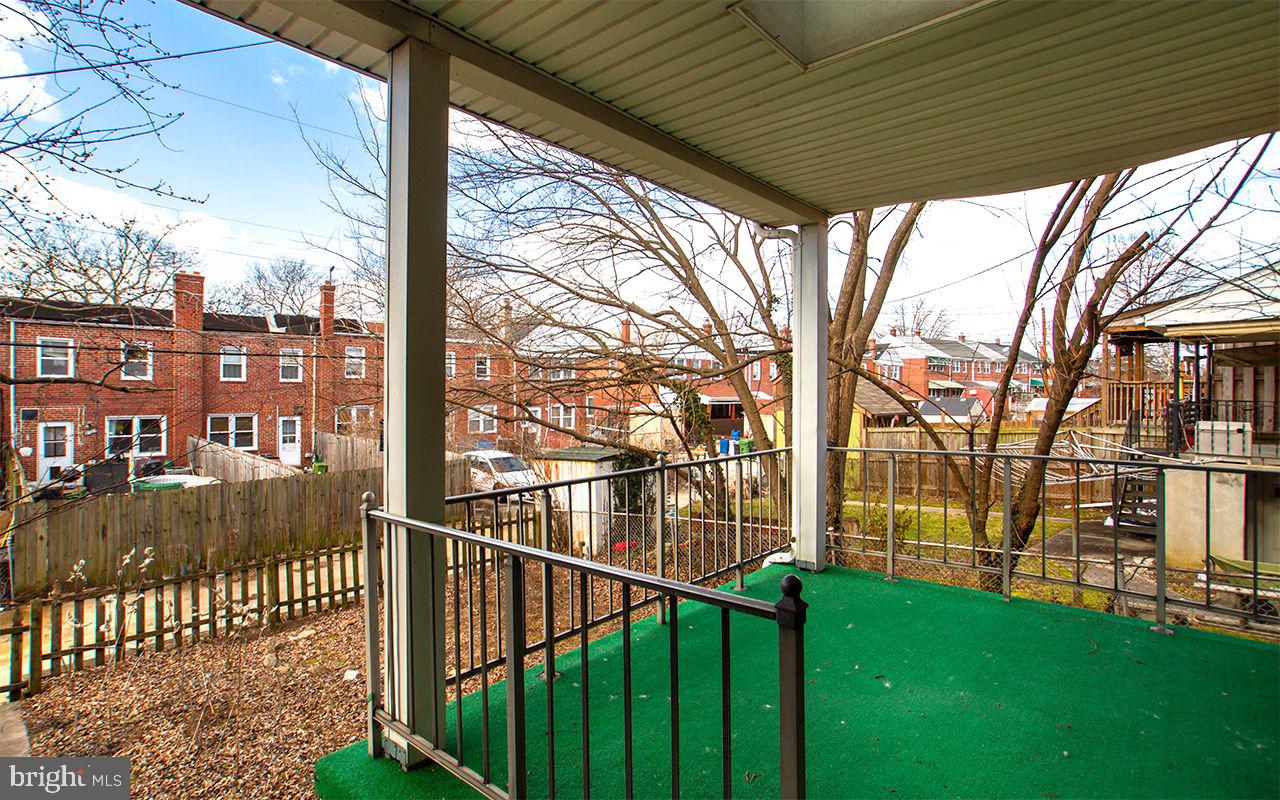 8324 Ridgely Oak Road Parkville, MD 21234 - Photo 30 of 36 Large Covered Rear Deck