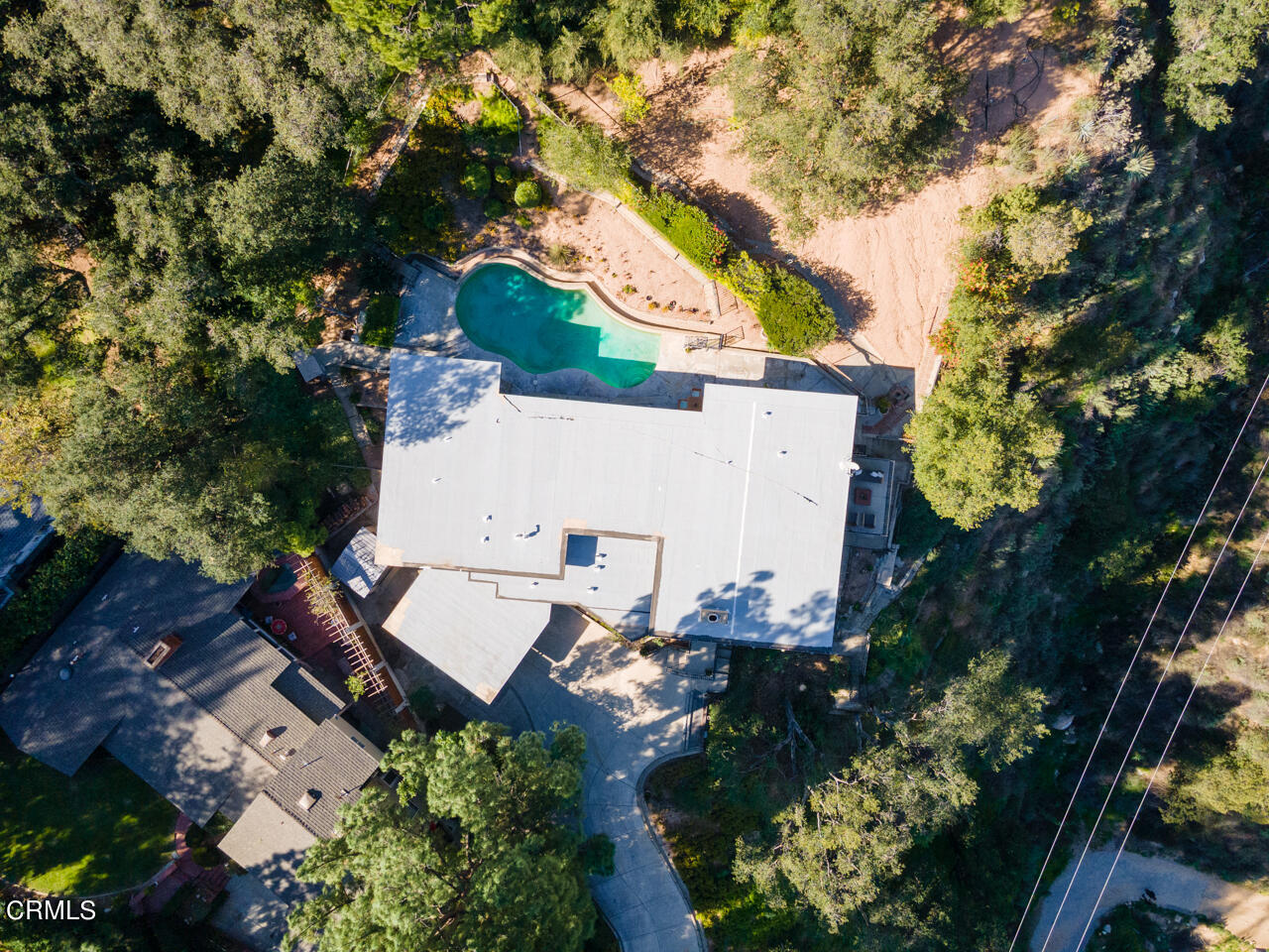 2207 Pinecrest Drive Altadena, CA 91001 - Photo 38 of 43 an aerial view of residential house with outdoor space and trees all around