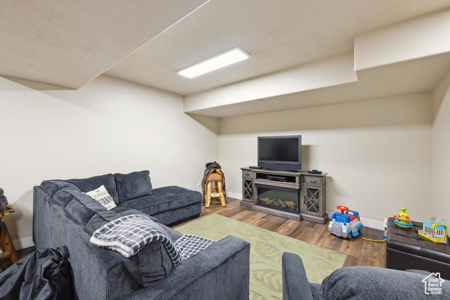 6117 North Rocky Ridge Road Peoa, UT 84061 - Photo 59 of 83 Living room with wood-type flooring