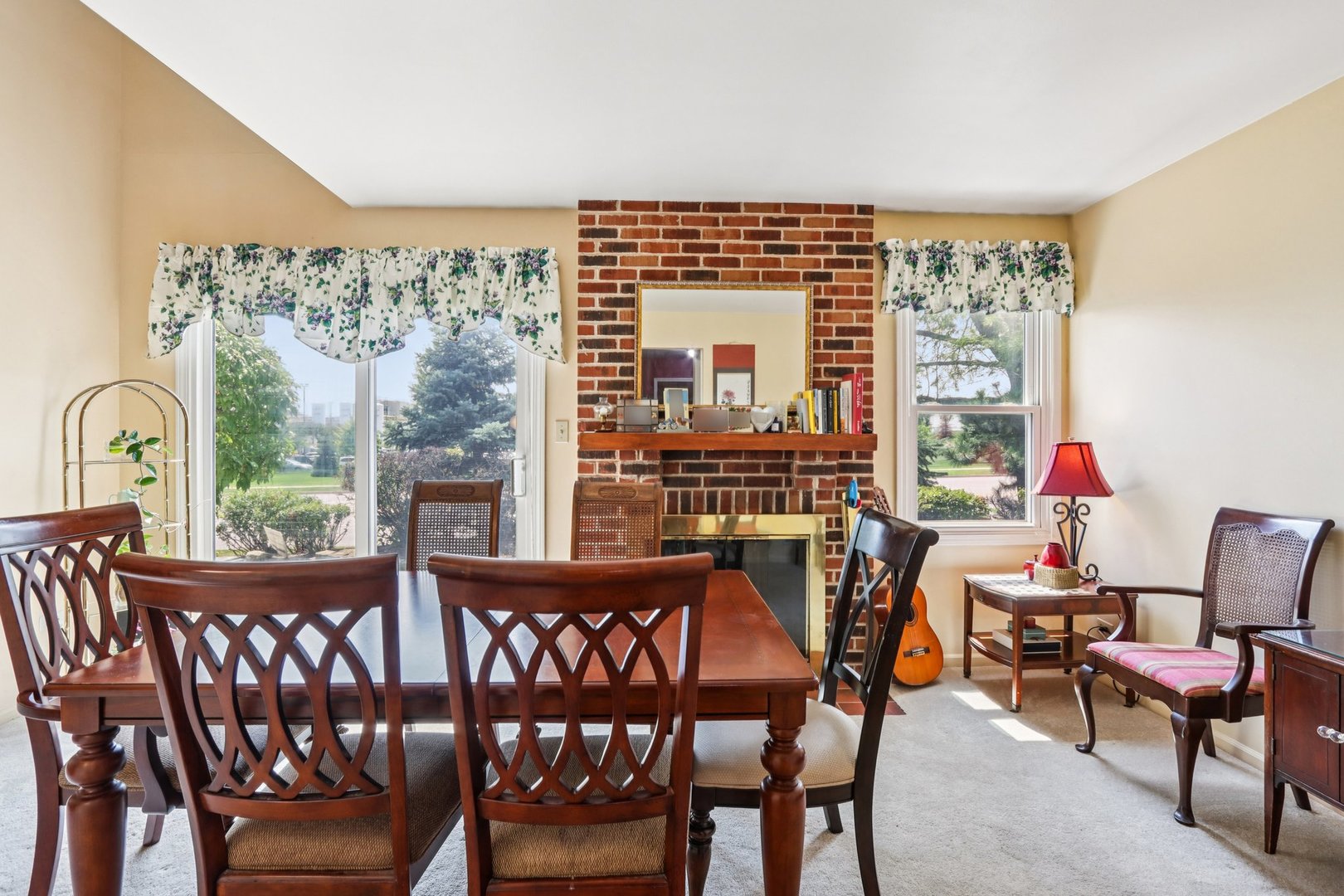 2547 College Hill Circle, Unit 404 Schaumburg, IL 60173 - Photo 5 of 28 a view of a dining room with furniture window and outside view