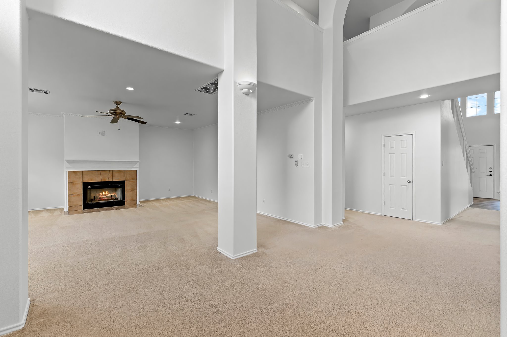 6700 Tulloch Way Austin, TX 78754 - Photo 18 of 39 a view of a livingroom with a fireplace