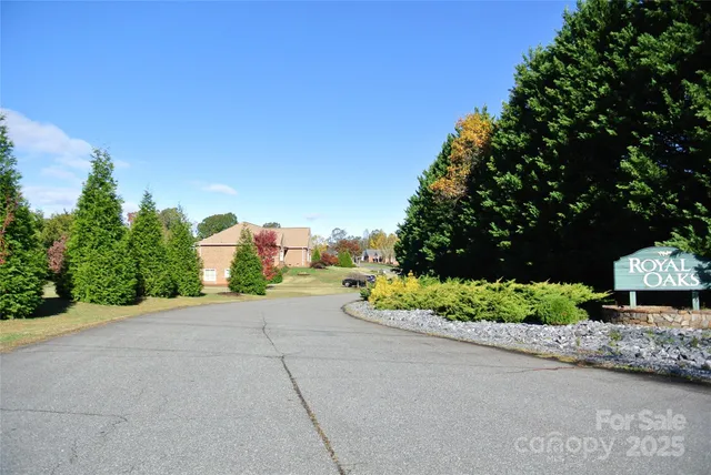 a view of a street with a building and a street view
