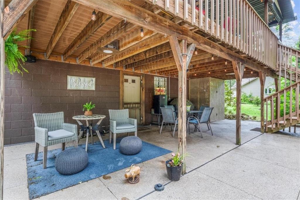206 Ridgeway Drive Baden, PA 15005 - Photo 21 of 25 a view of a patio with table and chairs