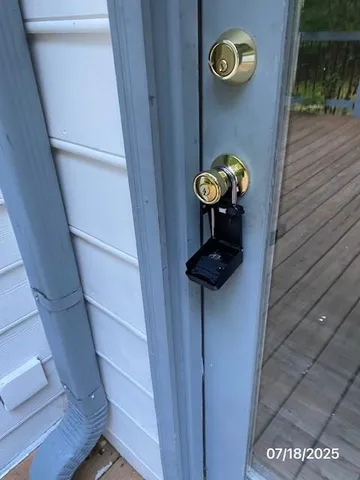 a view of a hardwood floor