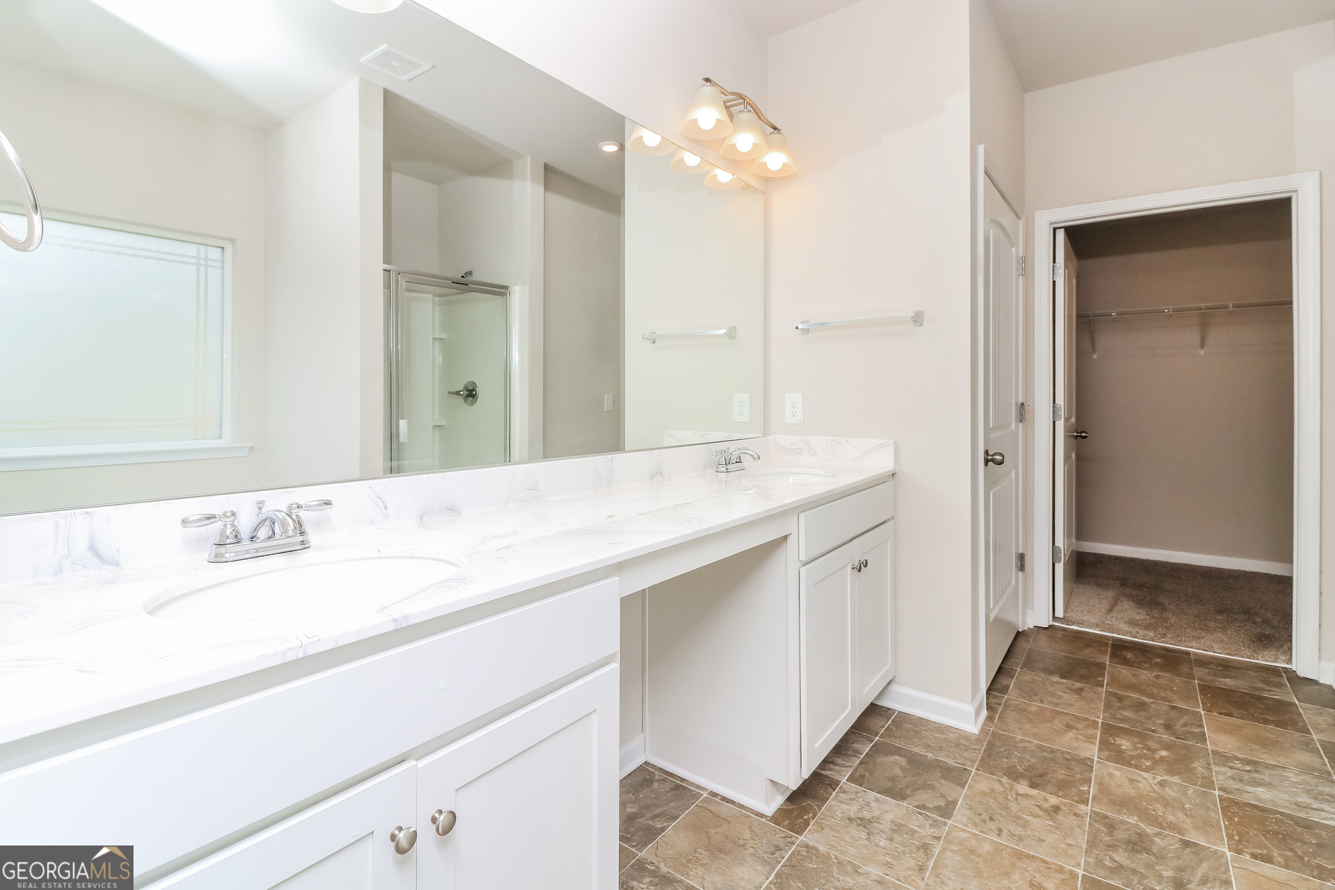 13 Applewood Drive Northeast Rome, GA 30165 - Photo 13 of 22 a spacious bathroom with a shower sink and mirror