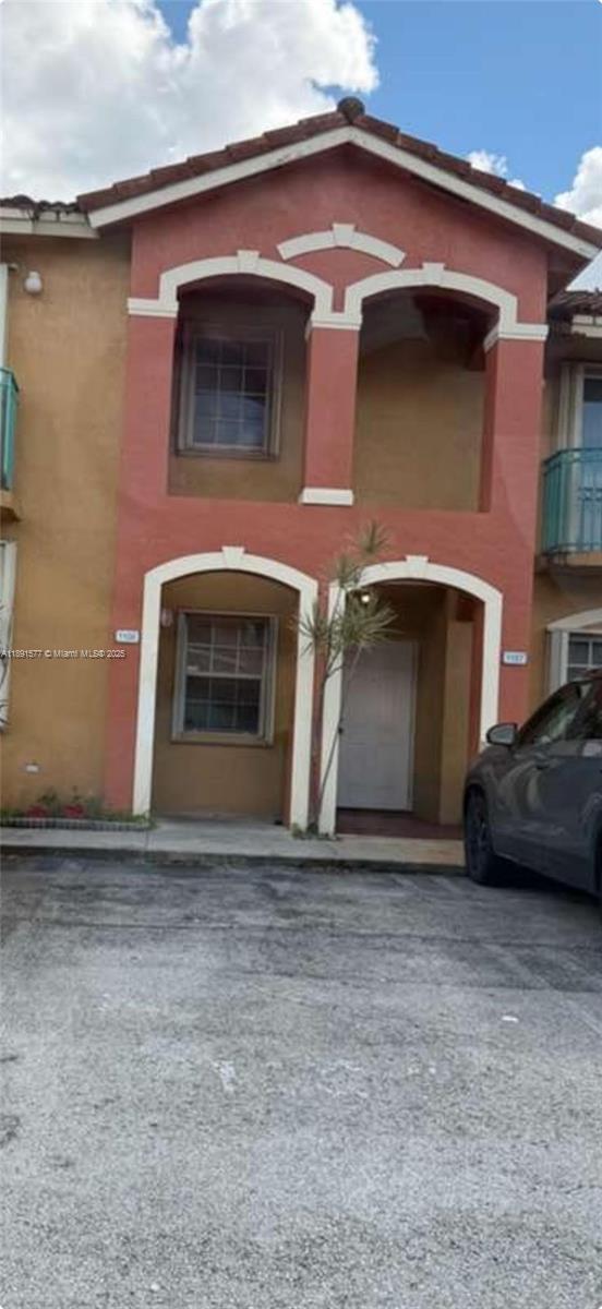 a view of a car garage