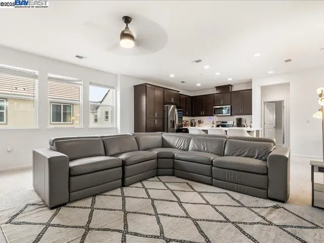 a view of a dining room that has a table and chair