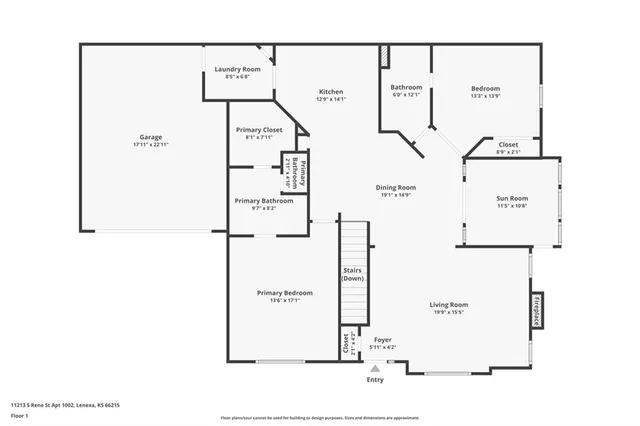$437,500 | 11213 South Rene Street, Unit 1002, Olathe, KS 66215