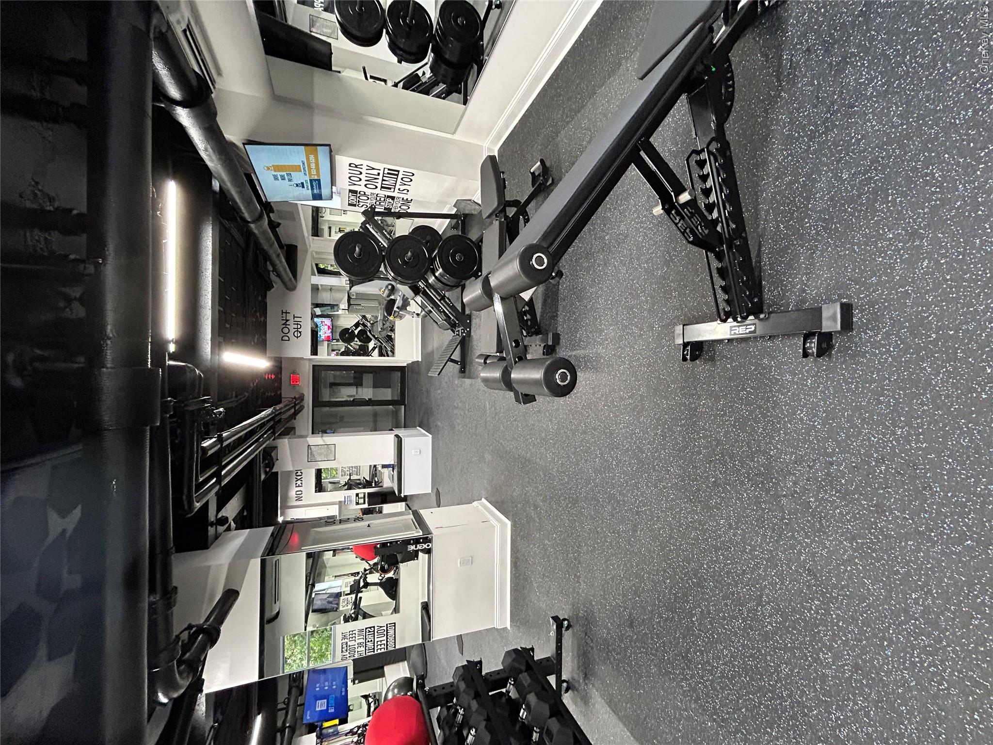 210 Pelham Road, Unit 5P New Rochelle, NY 10805 - Photo 18 of 25 a view of a room with gym equipment