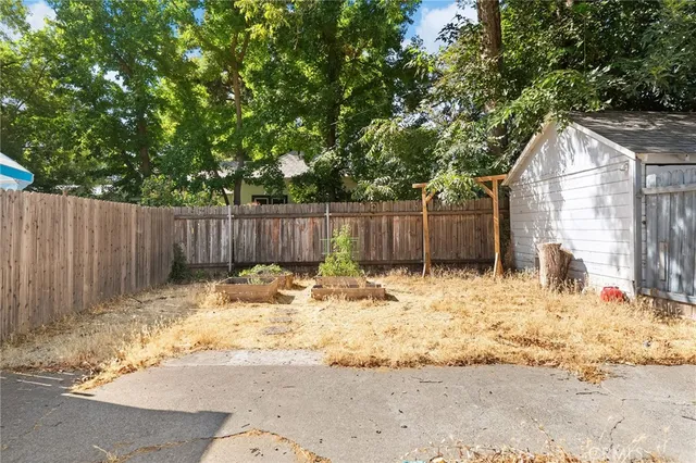 a view of a house with patio