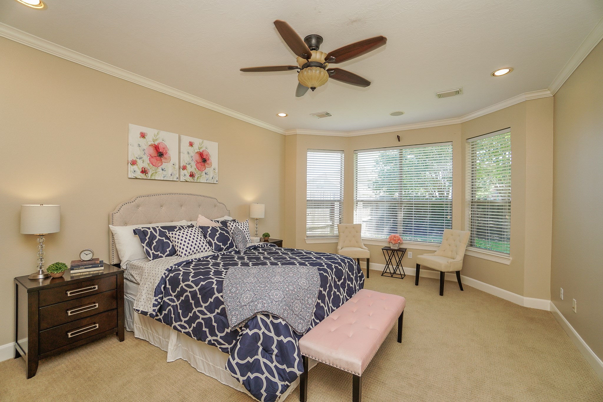 2335 Ralston Branch Way Sugar Land, TX 77479 - Photo 26 of 47 a bedroom with a bed and a couch