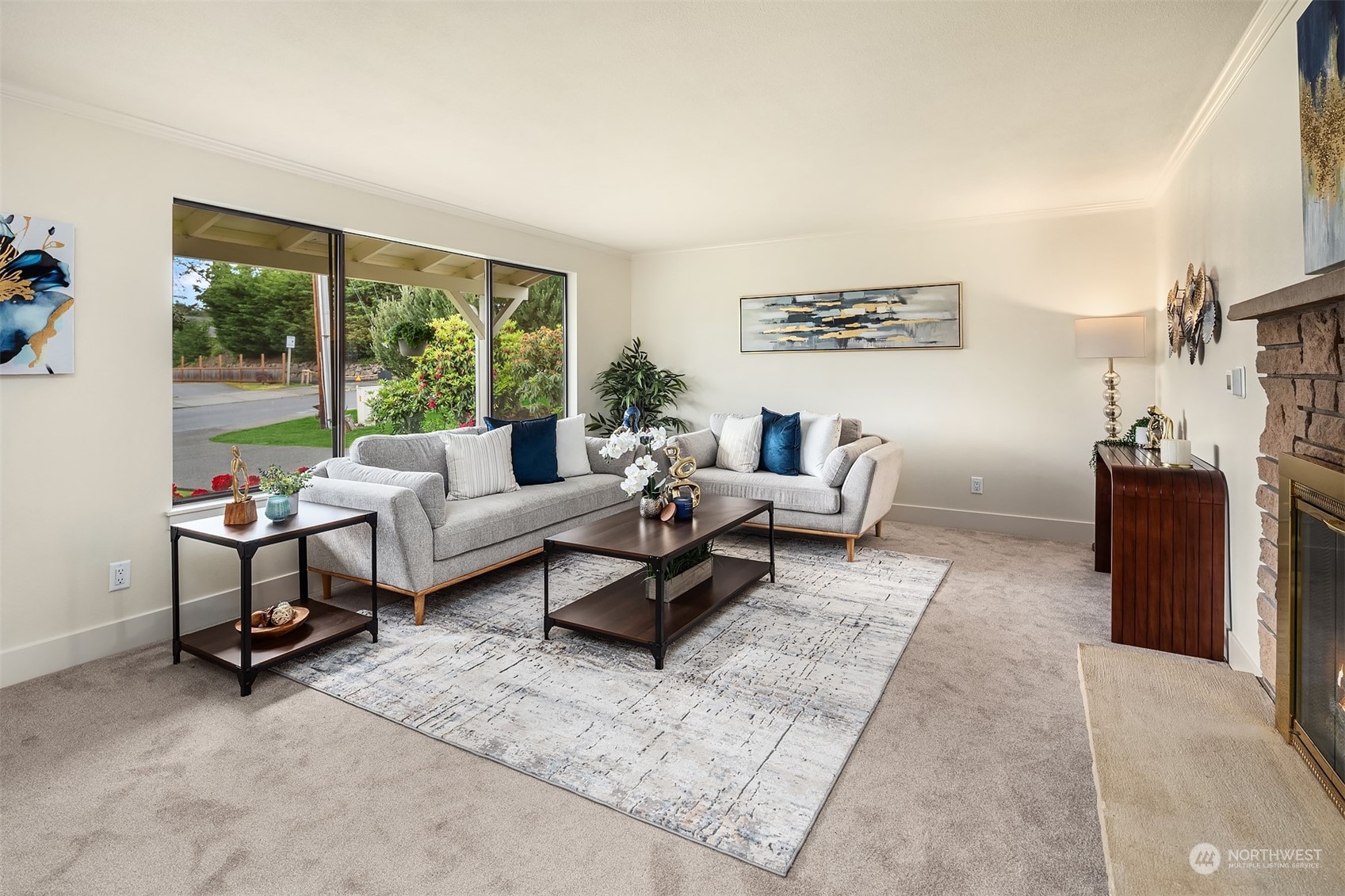 1909 Northeast 24th Street Renton, WA 98056 - Photo 5 of 34 a living room with furniture and a large window