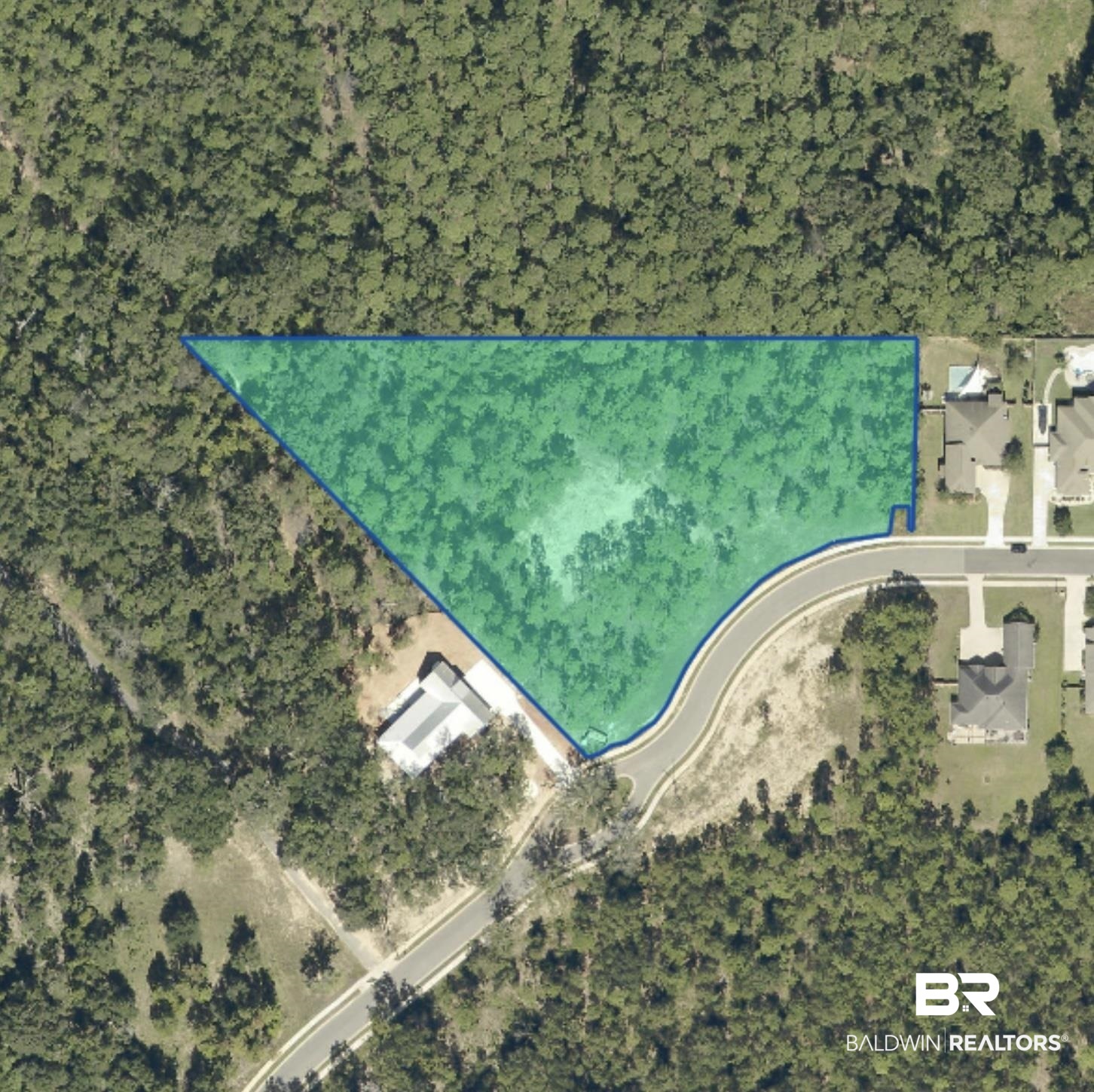 32788 Wildflower Trail Daphne, AL 36527 - Photo 3 of 4 Map / location with property boundaries highlighted