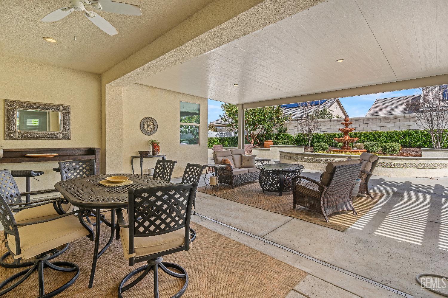 Undisclosed Address Bakersfield, CA 93311 - Photo 21 of 25 a dining room with furniture and a large window