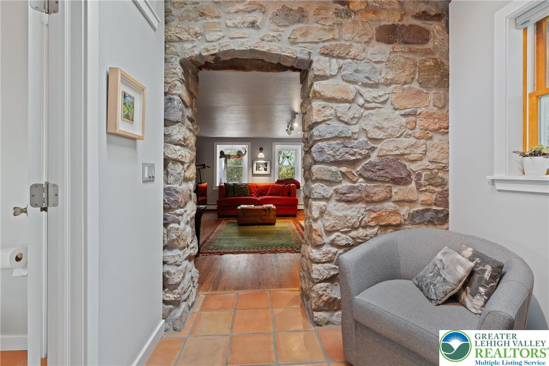 Eo Little Creek Road Bangor, PA 18013 - Photo 9 of 57 a living room with furniture and a fireplace