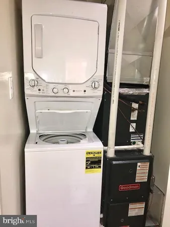 a close view of utility room
