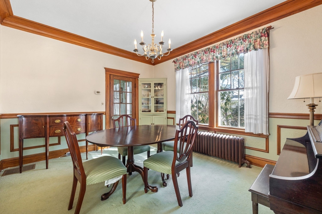 27 Locust Avenue Lexington, MA 02421 - Photo 2 of 38 a view of a dining room with furniture window and wooden floor