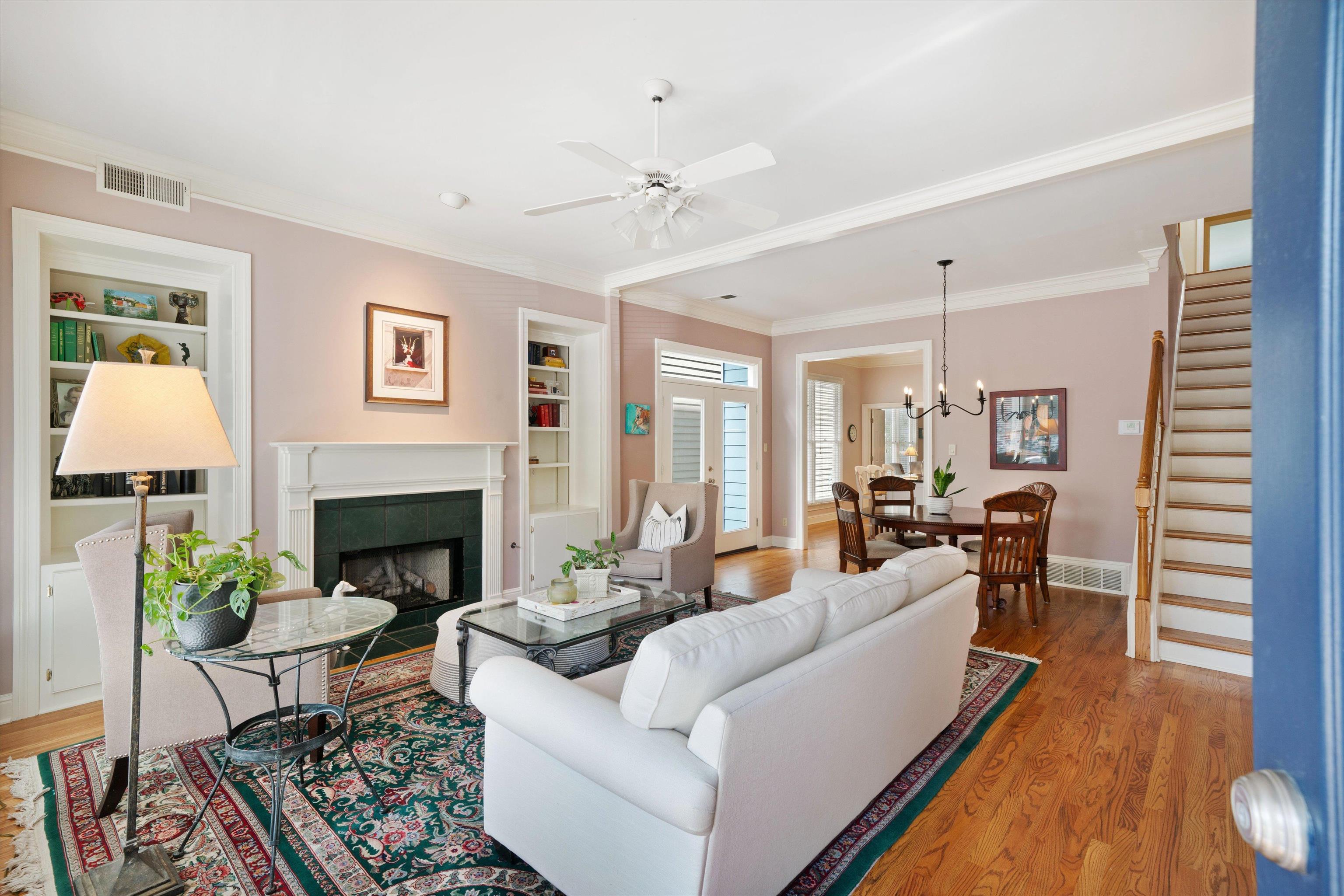 1005 River Currents Drive Memphis, TN 38103 - Photo 4 of 37 a living room with furniture and a fireplace