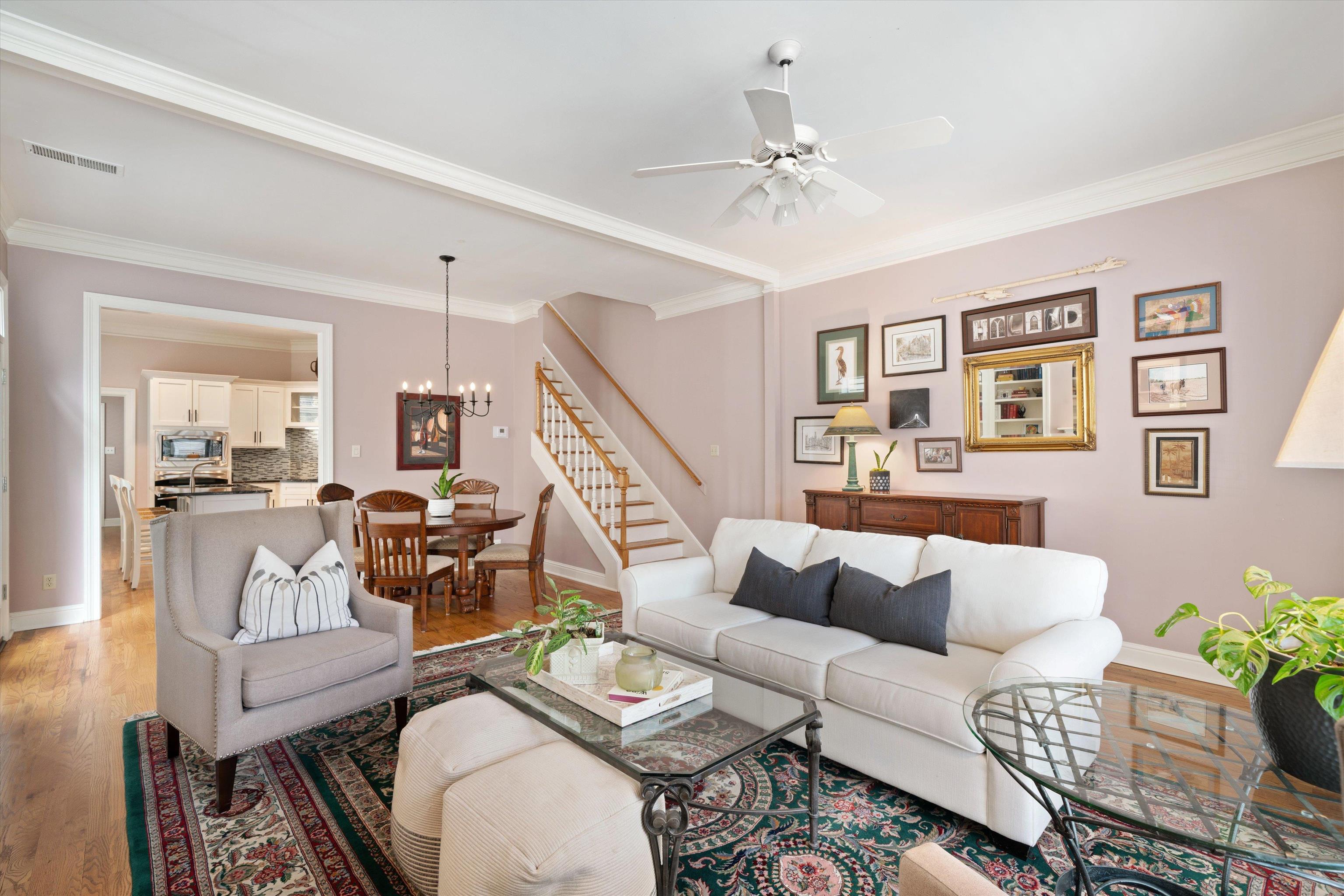 1005 River Currents Drive Memphis, TN 38103 - Photo 6 of 37 a living room with furniture and wooden floor