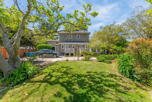 a house with lots of trees
