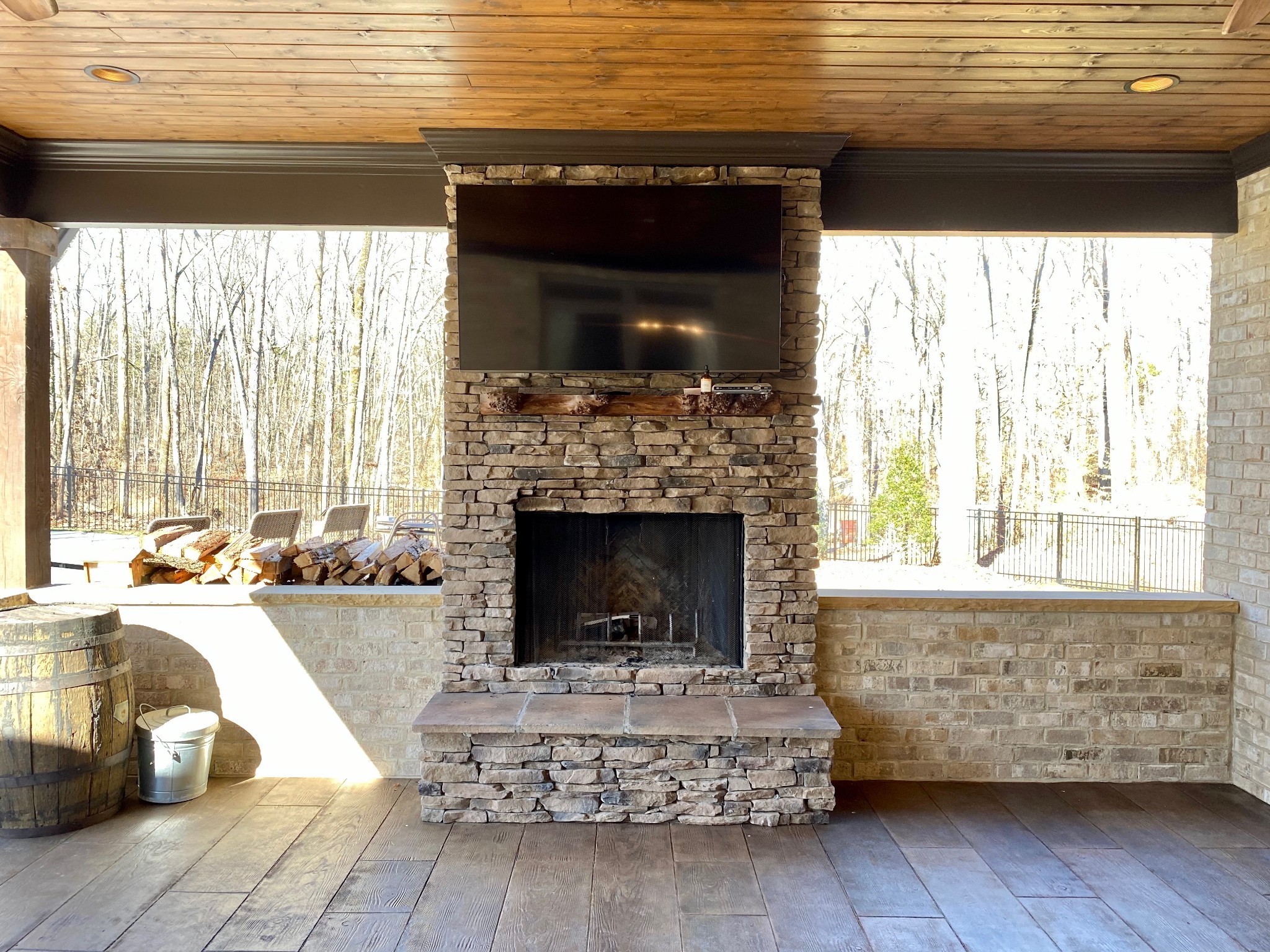 425 Puckett Road Murfreesboro, TN 37128 - Photo 33 of 44 a living room with furniture and a fireplace