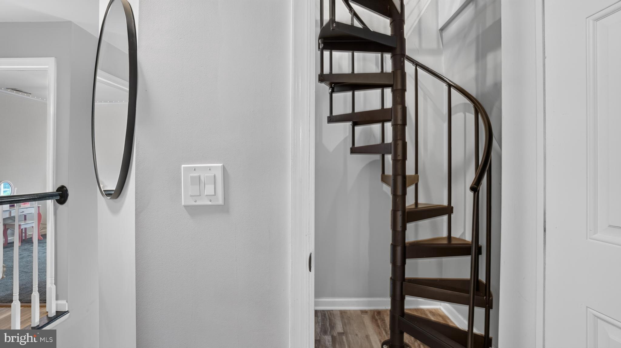 7724 Locust Grove Road Glen Burnie, MD 21060 - Photo 37 of 74 Spiral Staircase to 4th Level